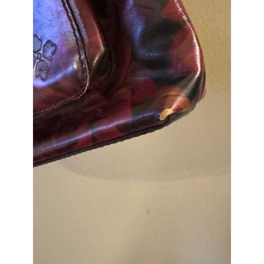 Patricia‎ Nash Kirby East West leather crossbody bag "Rustic Mums" - Picture 7 of 9